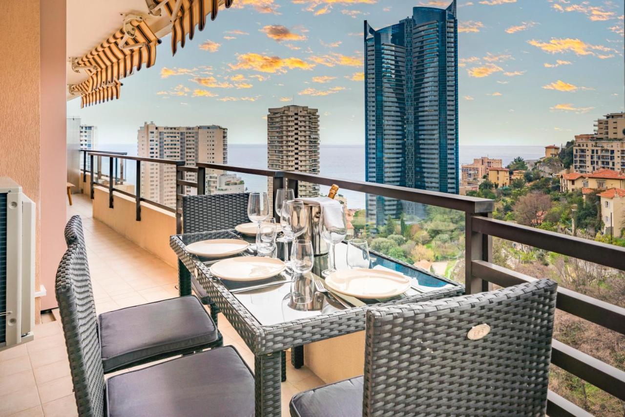 5Mn Monaco - Vue Mer - Parking - Piscine - Bb 보솔레이 외부 사진
